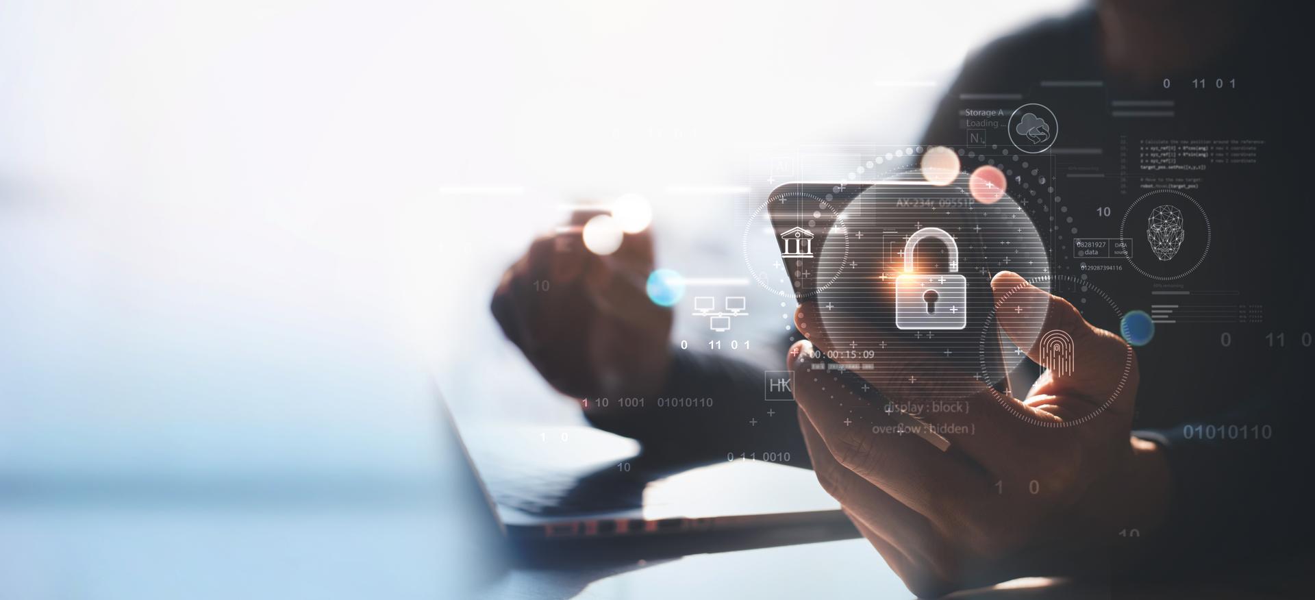 Cybersecurity and biometric identity protection technology used in secure election data transmission